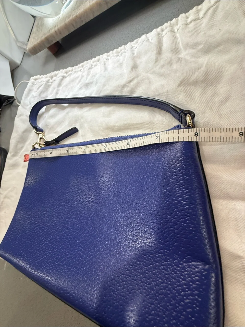Kate spade grape 🍇 blue wristlet/pouch/clutch